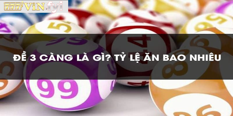 Cách để bắt đề 3 càng hôm nay bằng cách theo lô đề kép Cách để bắt đề 3 càng hôm nay bằng cách theo lô đề kép